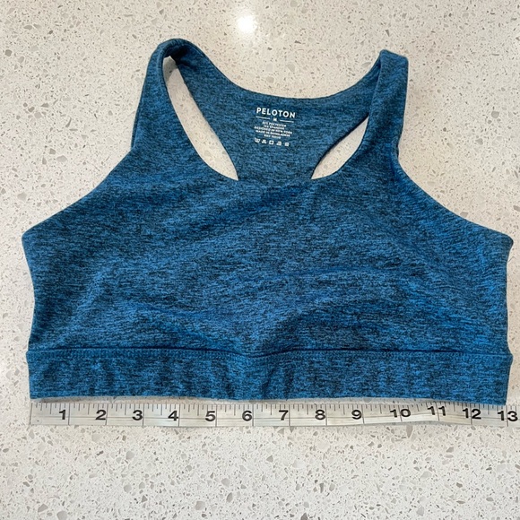 Peloton Embrace Sports Bra Heathered Teal Medium - Picture 7 of 9